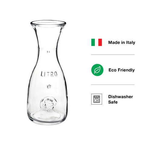 Large 33.75oz Misura carafe for wine, water or juice servings
