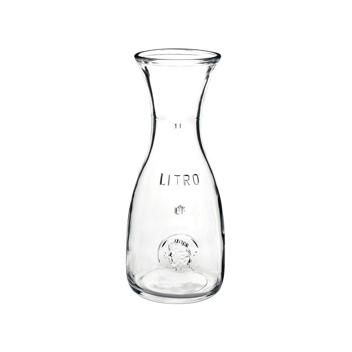 Bormioli Rocco Misura carafe with embossed marking for elegant serving