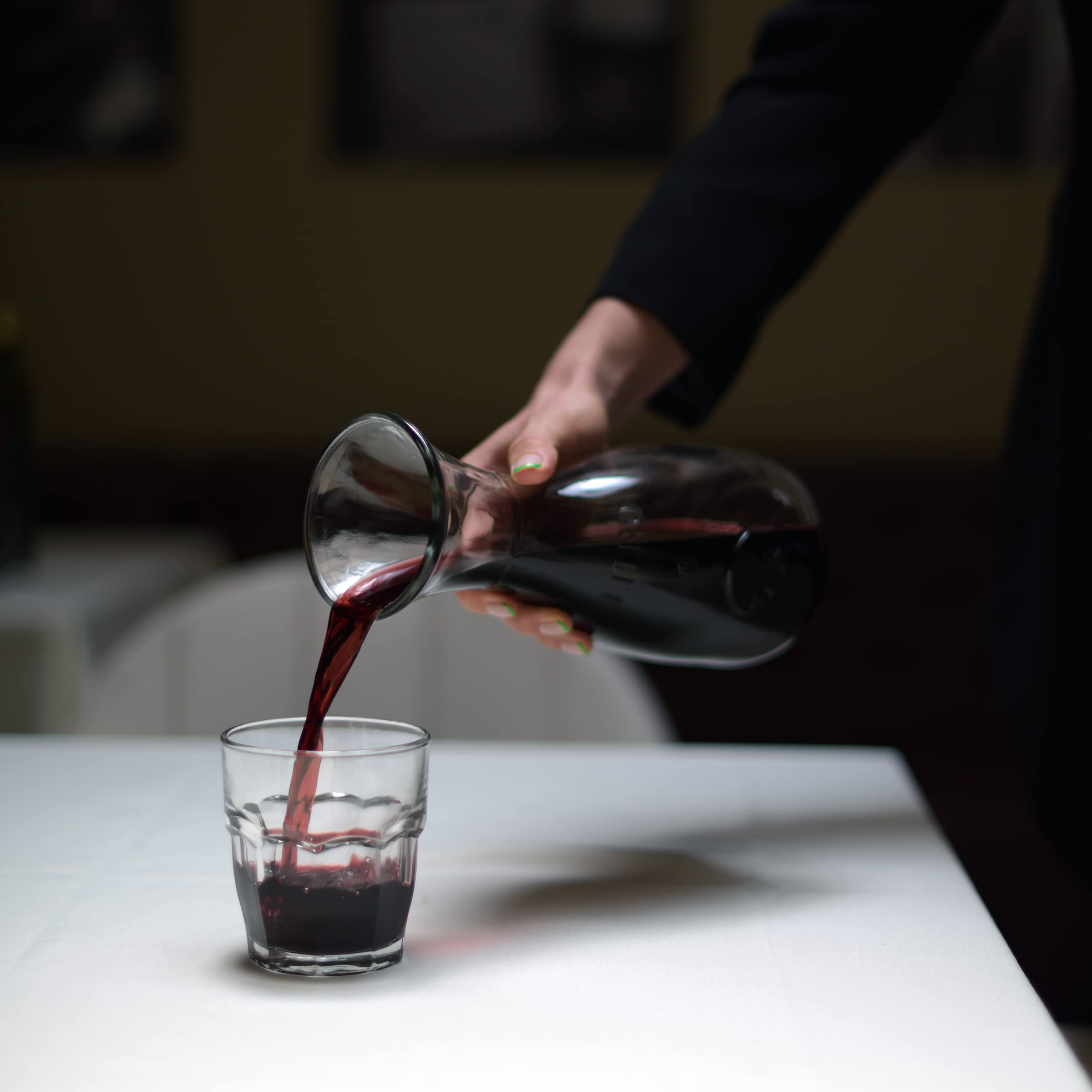 Ultra-clear Misura glass showcases beverages clearly