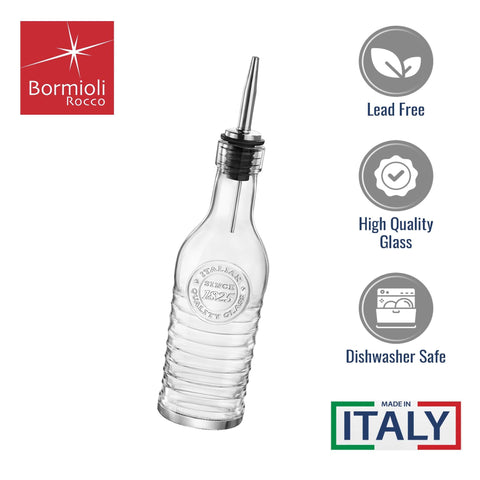 Bormioli Rocco Officina 1825 270ml bottle suitable for olive oil and vinegar