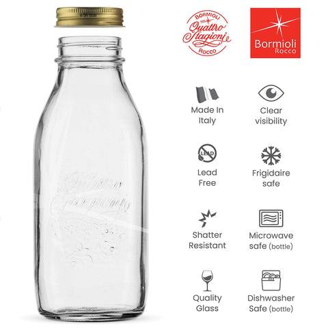 Bormioli Rocco Quattro Stagioni jar 0.5 L ideal for preserves