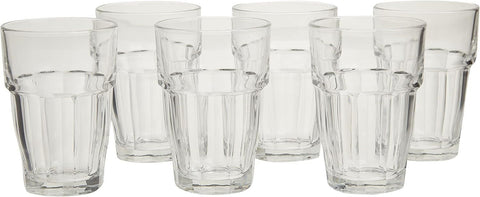 Bormioli Rocco Rock Bar 21.75 oz glass front view showing bar style and durability