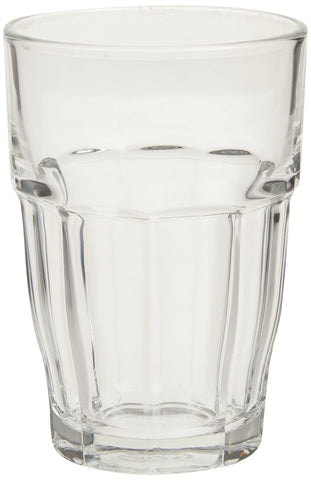 Bormioli Rocco Rock Bar 21.75 oz glass stackable design close-up