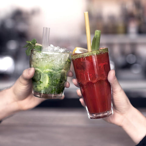 Dishwasher-safe Rock Bar glass from Bormioli Rocco.