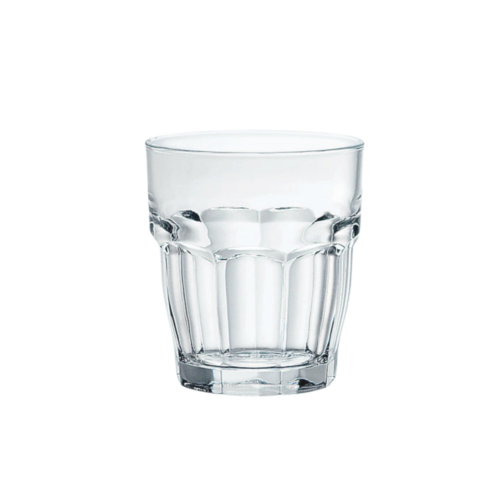 Bormioli Rocco tempered Rock Bar glass for durable daily use.