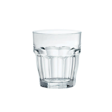 Bormioli Rocco tempered Rock Bar glass for durable daily use.