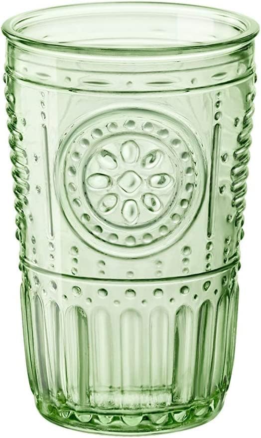 Bormioli Rocco Romantic crystal-clear glass stays bright after repeated washing.