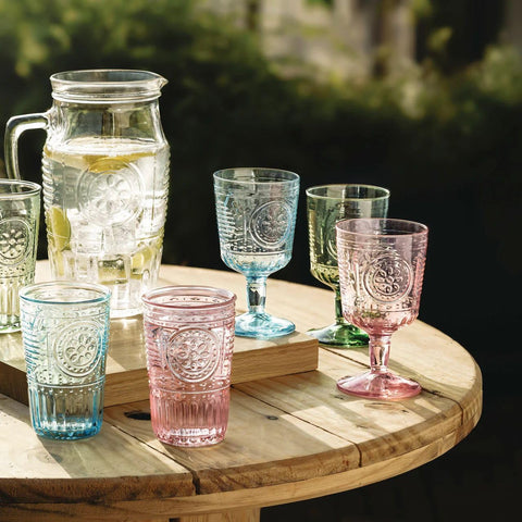 Bormioli Rocco Romantic set elevates formal dinners and casual gatherings alike.