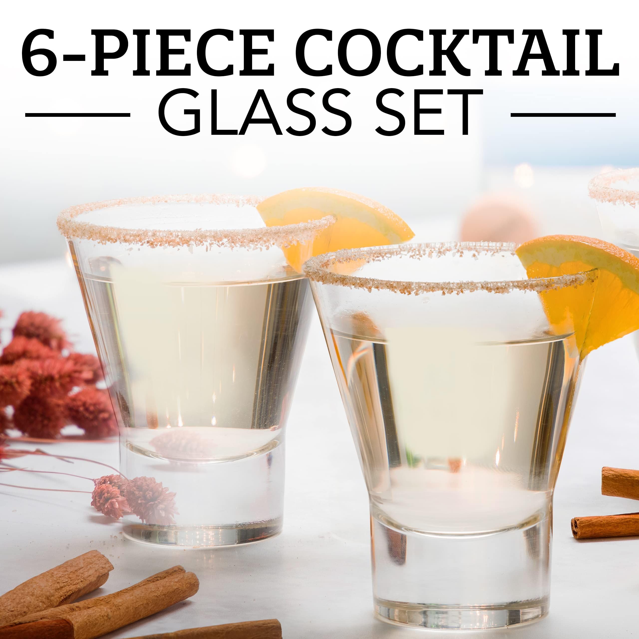 Bormioli Rocco Ypsilon aperitif glasses, versatile for cocktails and wine, elevating table presentation.
