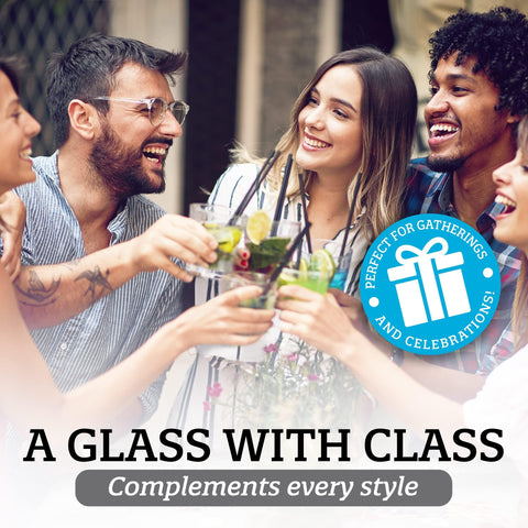 Bormioli Rocco Ypsilon dishwasher-safe glassware for easy care and daily use.
