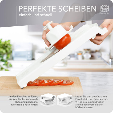 Börner blade guard protects blades during storage and cleaning.