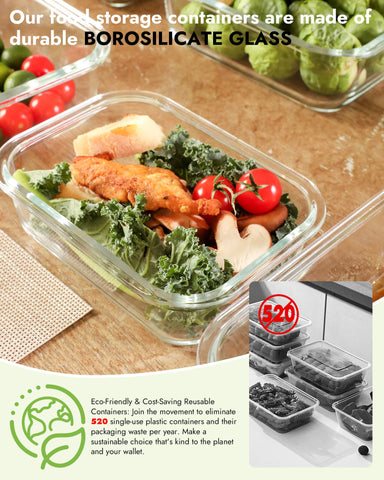 BOROHOUSE airtight BPA-free containers for fresh, safe storage.