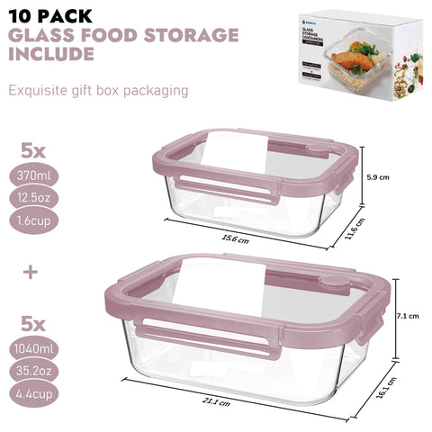 BOROHOUSE borosilicate glass offers heat resistance for freezer to oven use.