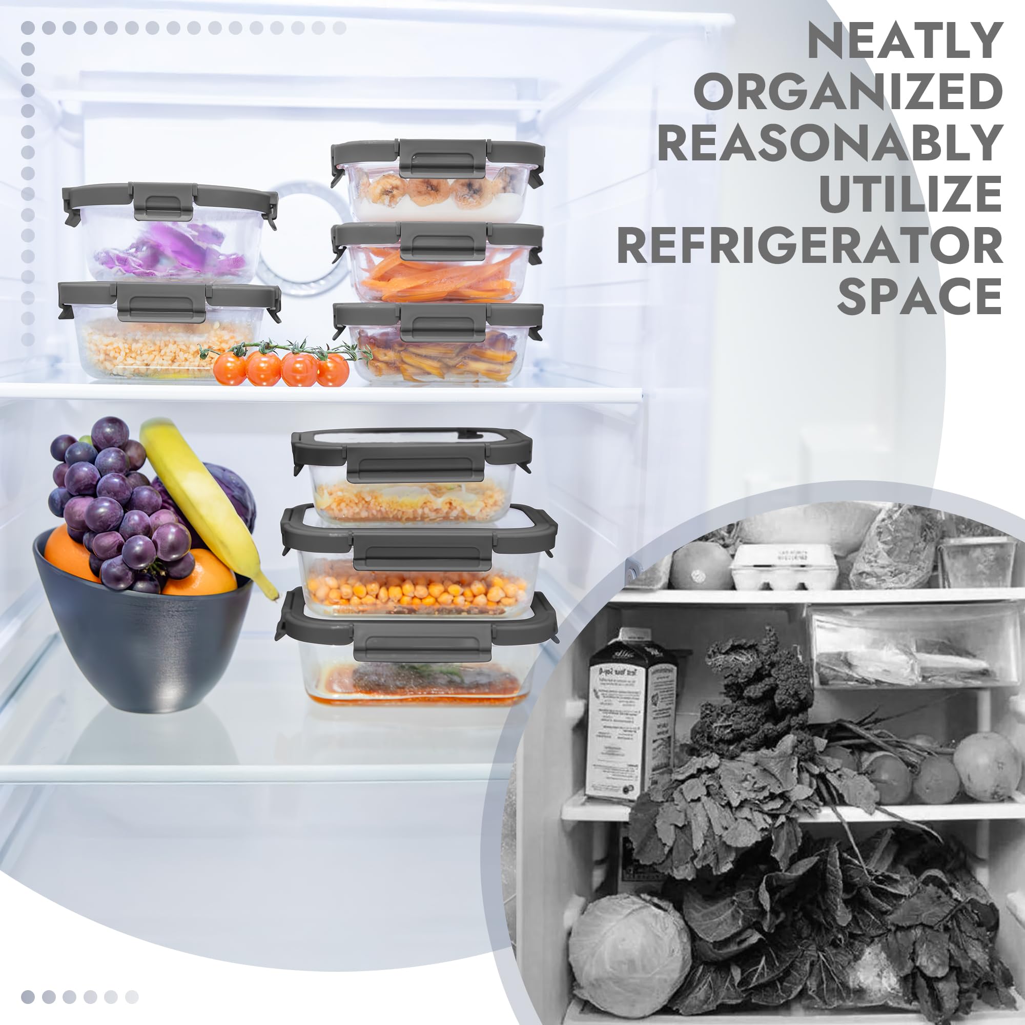 Clear BOROHOUSE glass showing contents at a glance