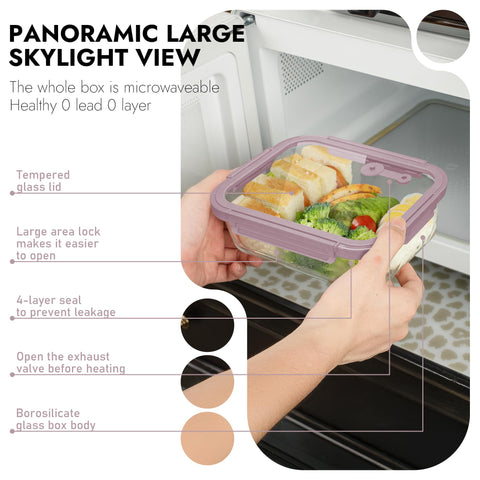 BOROHOUSE stackable design saves pantry space and organizes the kitchen.