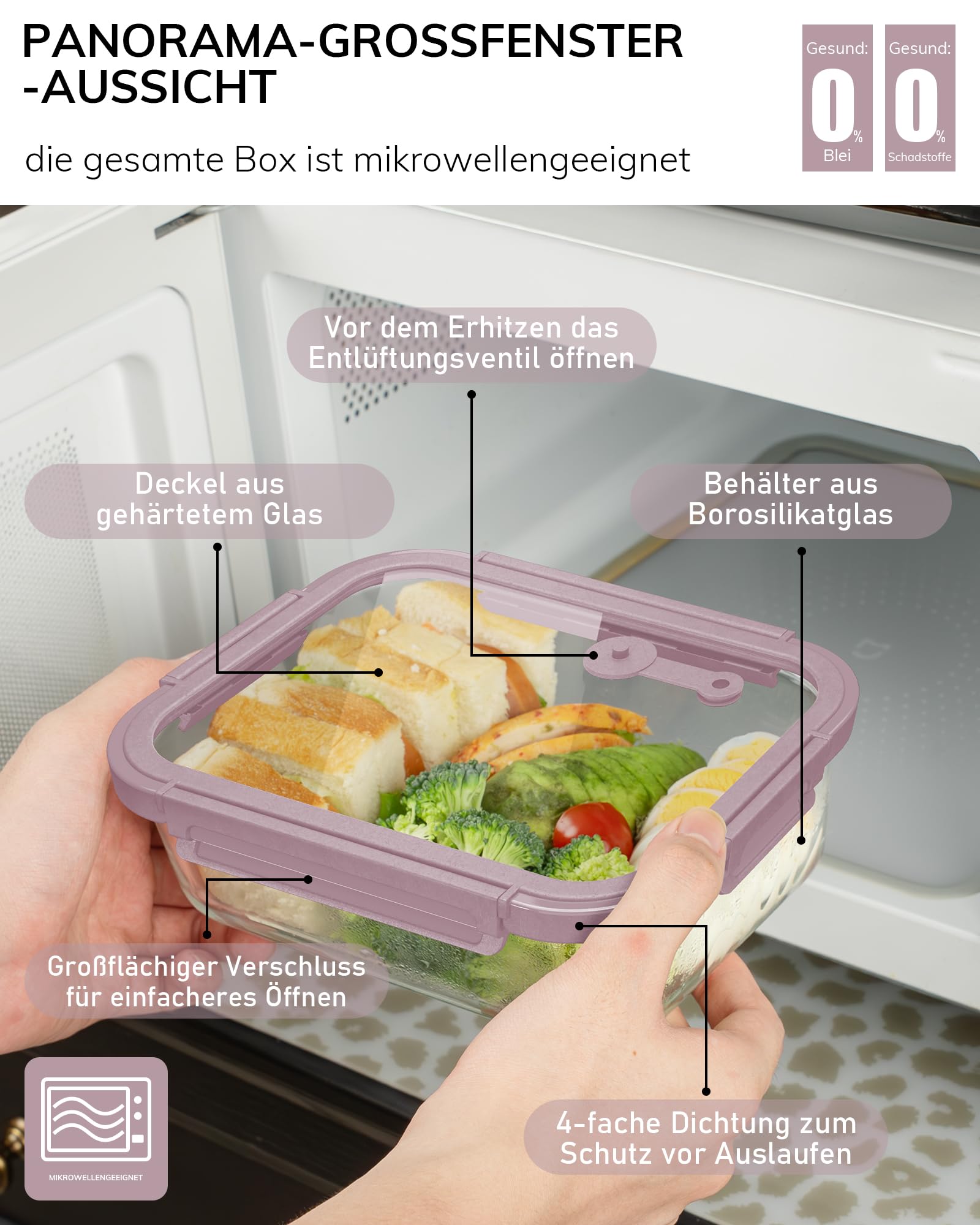 BOROHOUSE stackable meal prep containers save fridge space