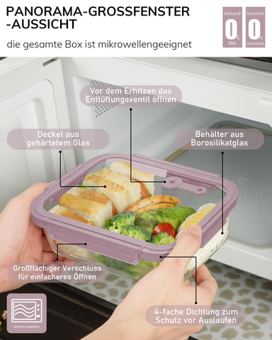 BOROHOUSE stackable meal prep containers save fridge space
