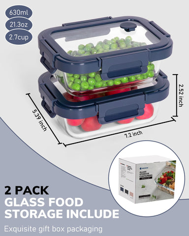 BOROHOUSE tempered glass lids for microwave ready performance and odor control.
