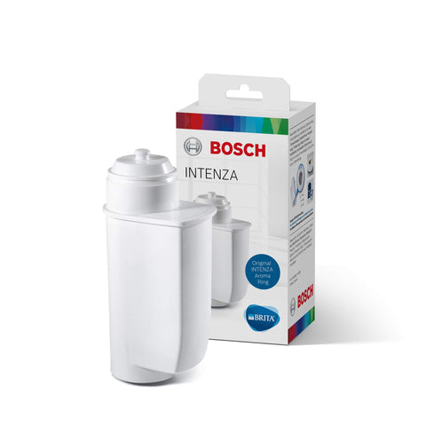 Bosch Brita Intenza aroma ring adjusts water hardness for optimal extraction.