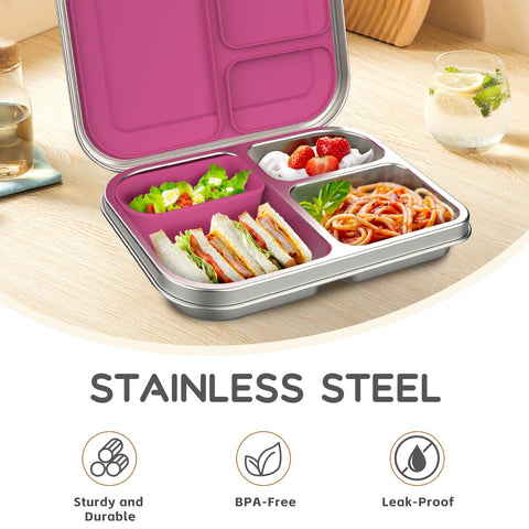 BOSEDSANG lunchbox is top-rack dishwasher-safe for easy cleanup