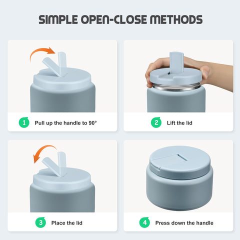 BOSEDSANG soup thermo blue leak-proof seal prevents spills in bags