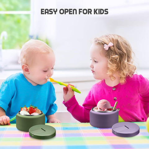 BOSEDSANG kid-friendly lunch container with a safe lid for school and travel.