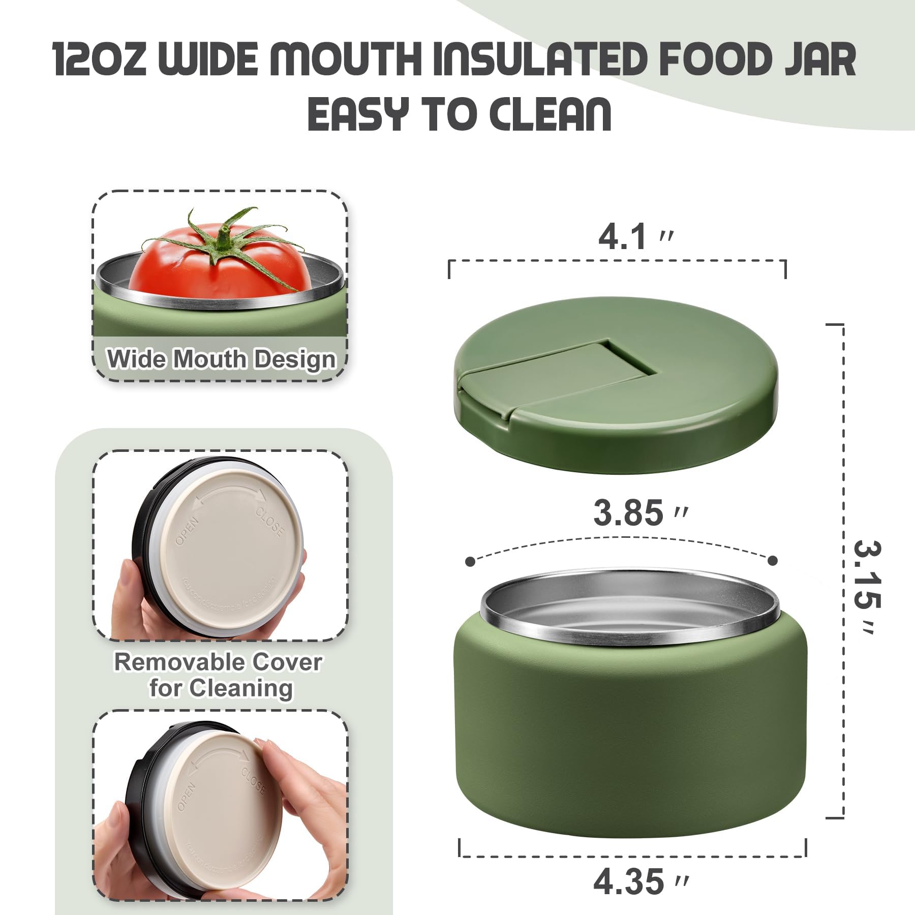 BOSEDSANG SUS304 stainless interior preserves flavor for daily use.