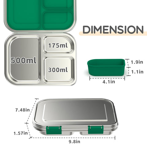 BOSEDSANG three-compartment design supports easy portioning for kids.