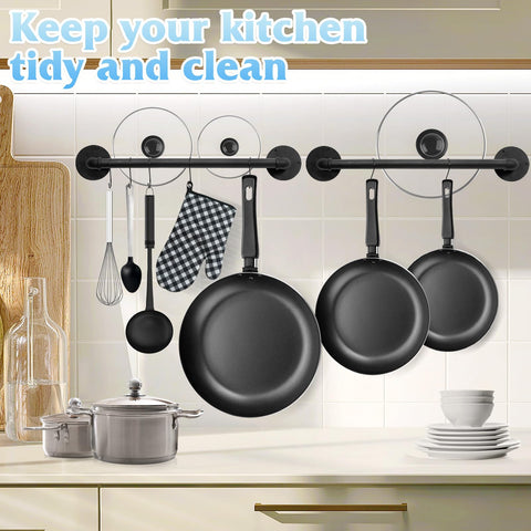 Boshangjia industrial pipe utensil hanger with 10 S hooks offers versatile storage.
