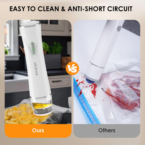 BOSIMIA cordless travel-capable sealer fits in a bag for outdoors