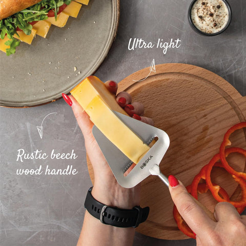 Boska Amigo designed for slicing firm cheeses and hard vegetables