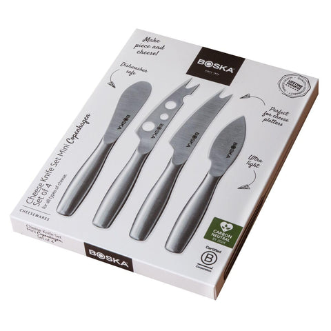 Sturdy stainless steel build shown on Boska knives