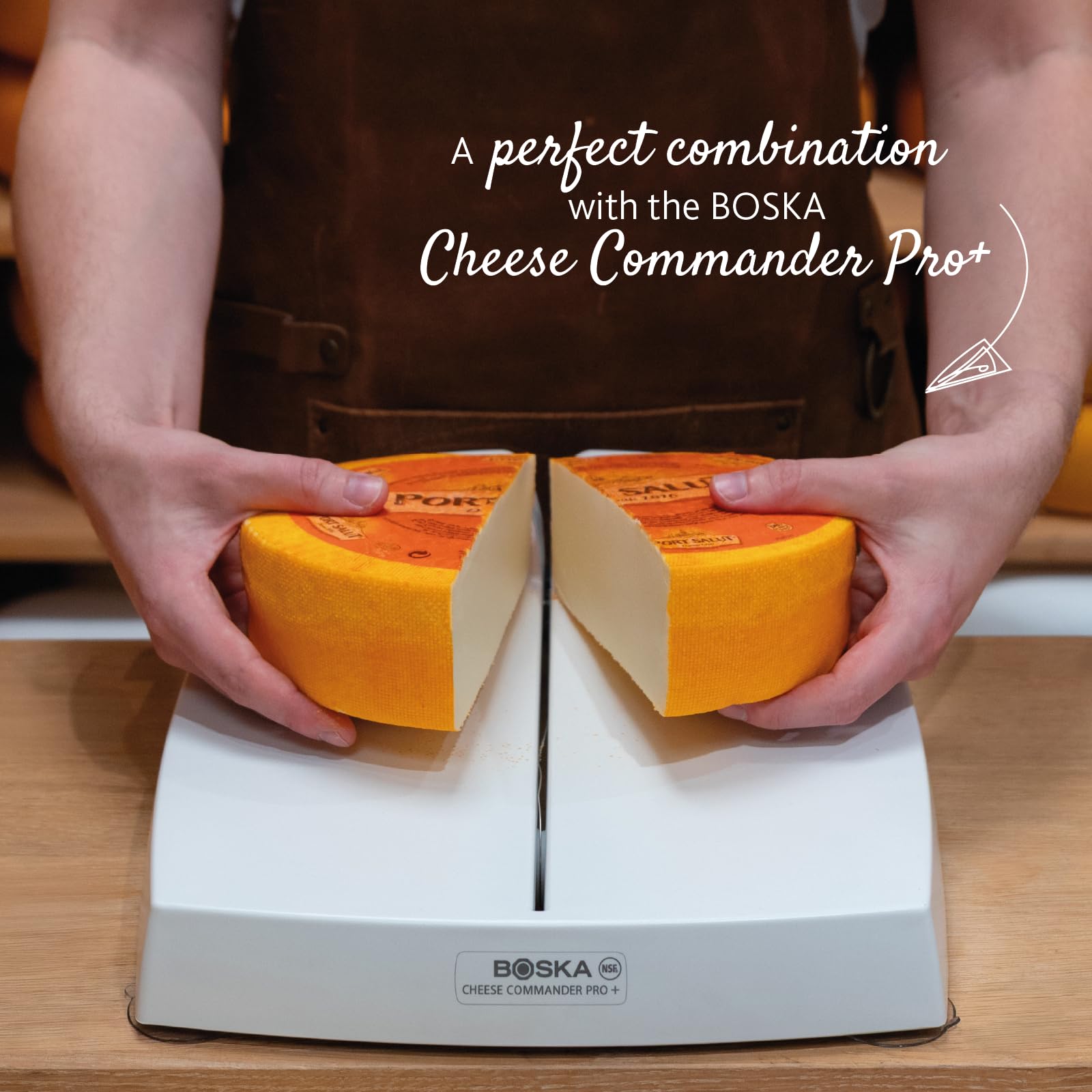 BOSKA Cheese Commander Pro used on hard and semi hard blocks for versatility