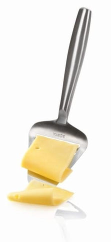 Close-up of Boska stainless steel blade showing a durable edge