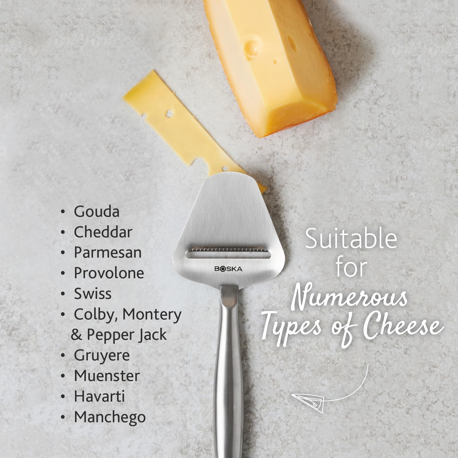Boska multi-functional slicer versatile for cheese and citrus