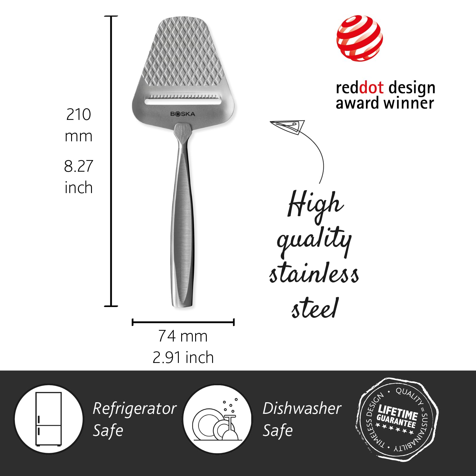 Boska Monaco+ unboxing image reveals solid construction and premium materials.