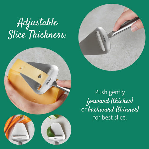 Boska optional non-stick finish aids smooth slicing