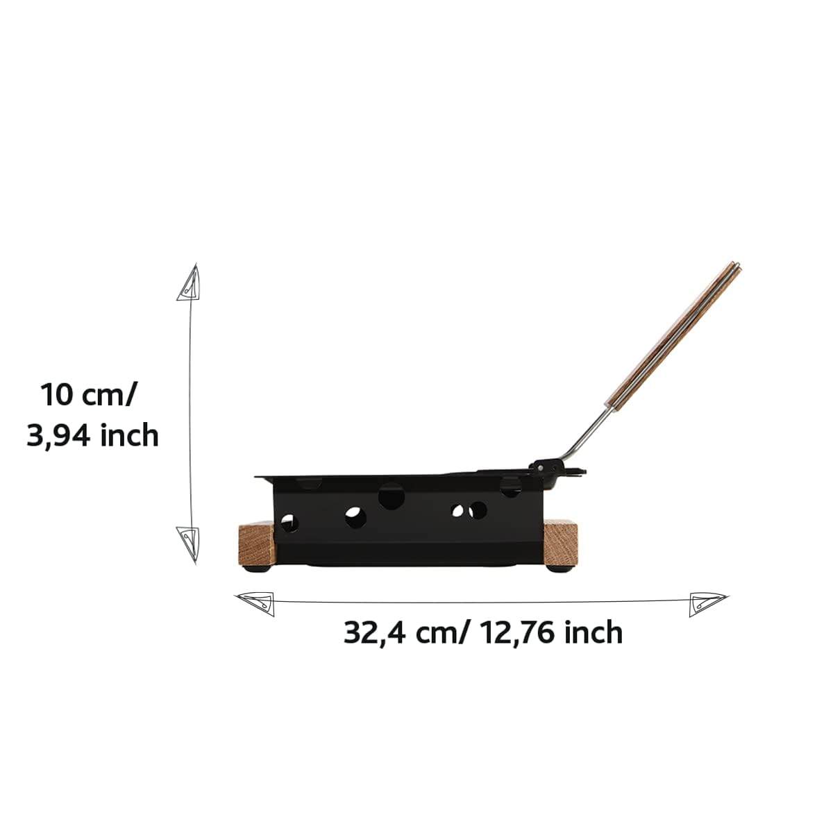 Foldable design makes this set easy to store and transport.