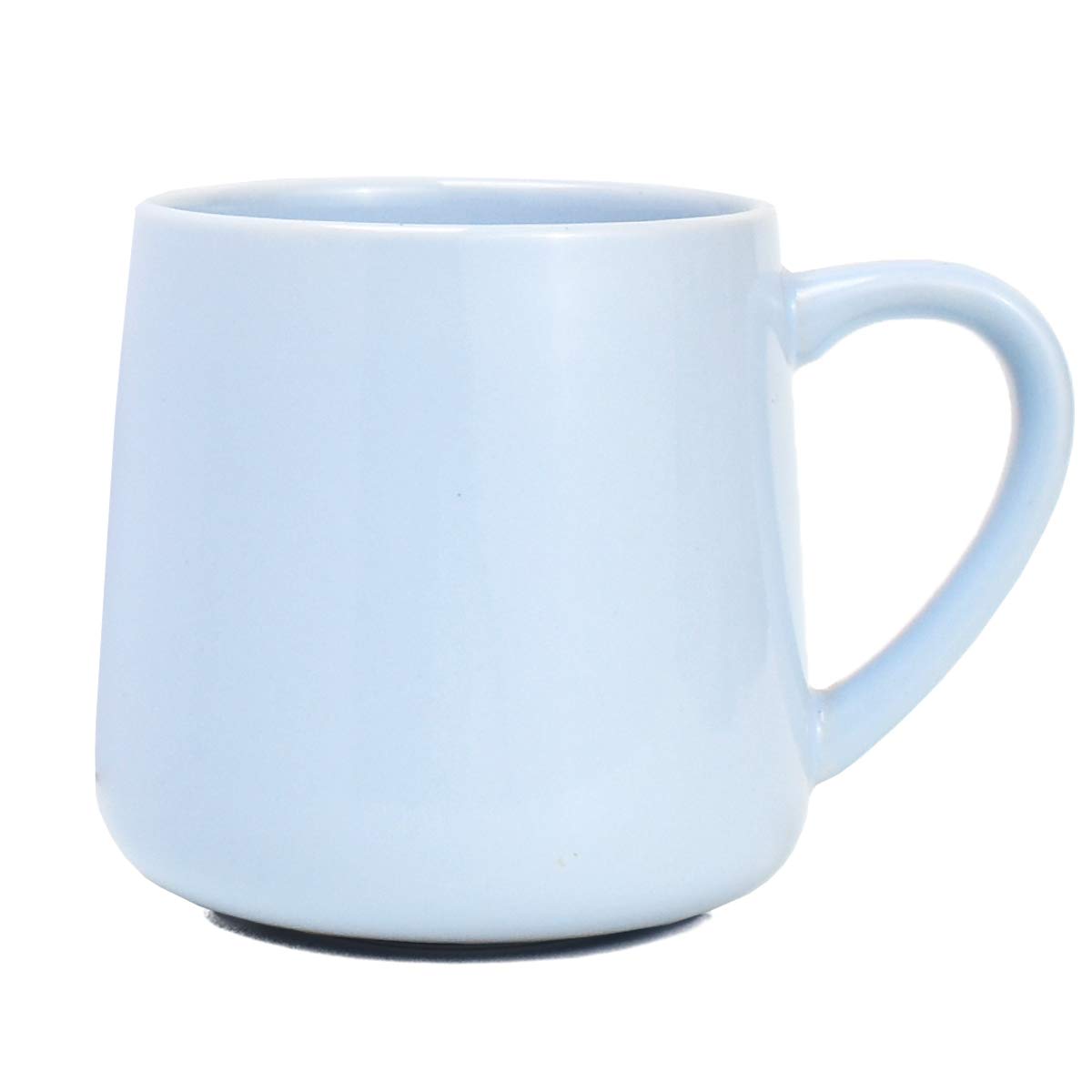Bosmarlin blue 18oz mug front view, ideal daily coffee companion