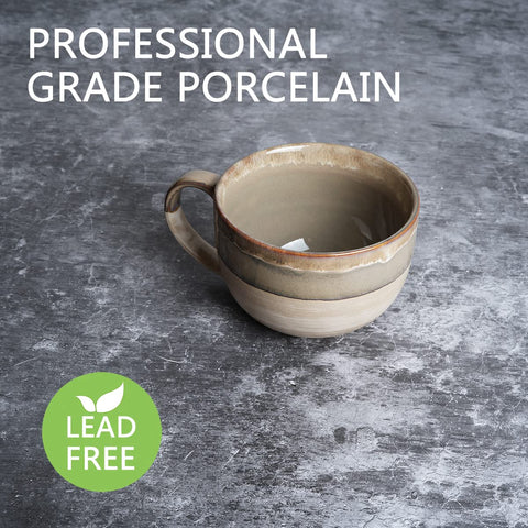 Bosmarlin mugs stacked illustrate sturdy ceramic construction for everyday use.