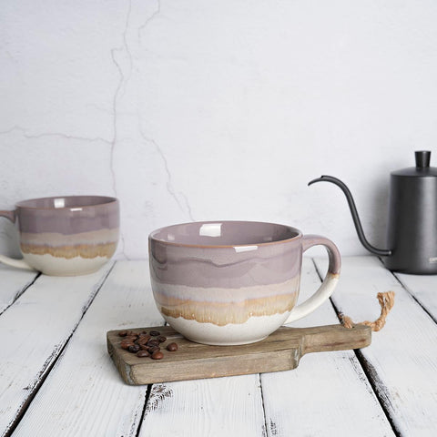 Bosmarlin jumbo mug is microwave safe for quick reheats.