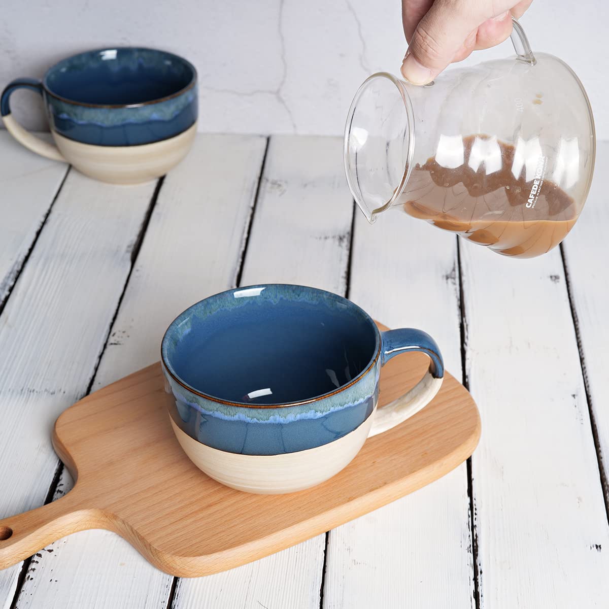 Classic Bosmarlin mug design available in four colors, ready for gifting or daily use