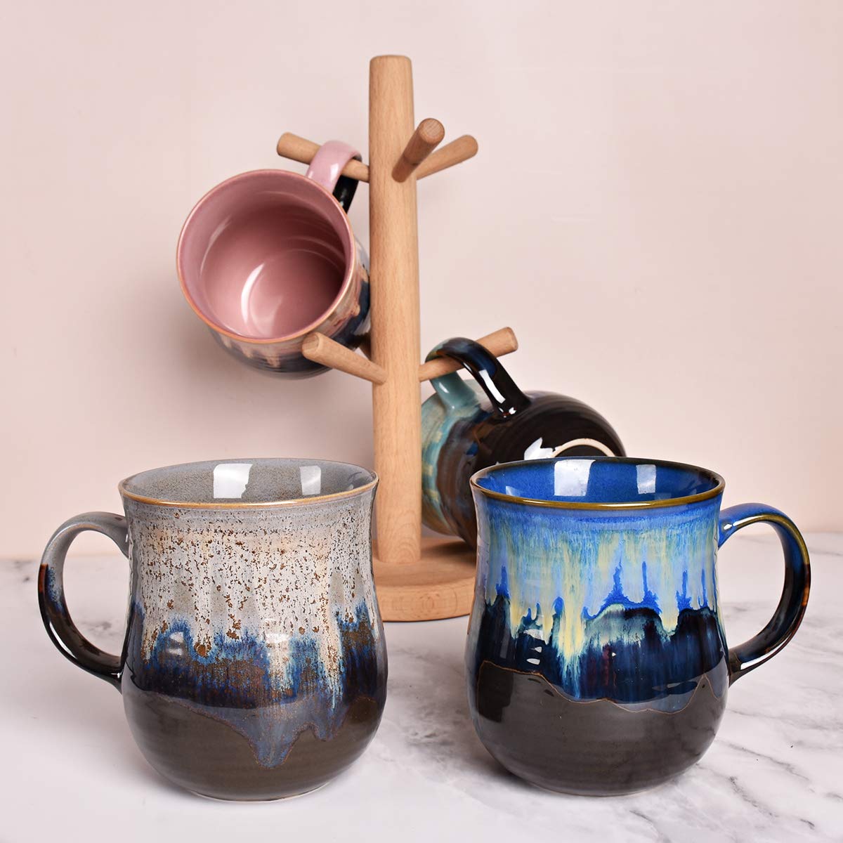 Bosmarlin blue mug makes a gift-ready choice for holidays and birthdays