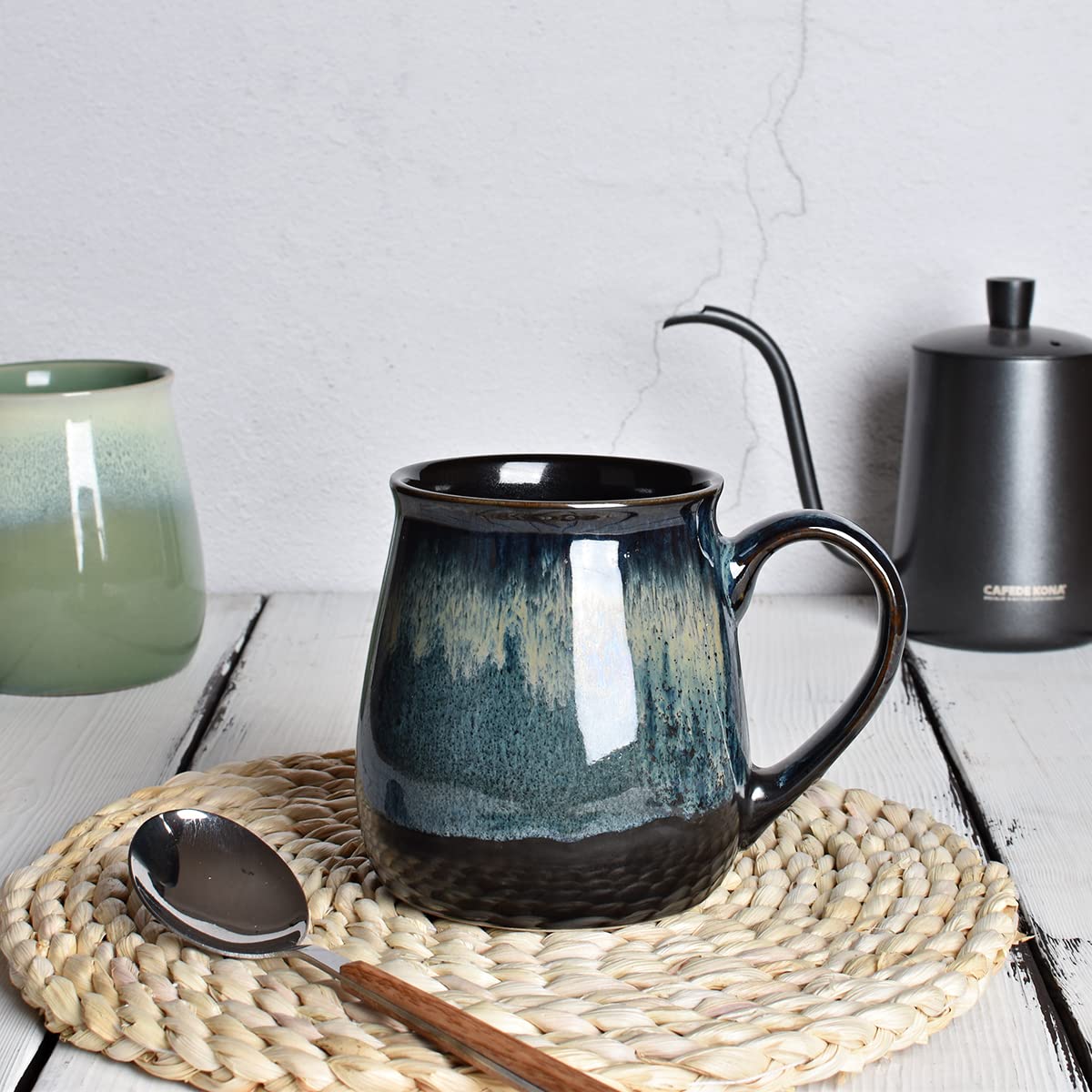 Bosmarlin mug shown on an office desk, adding a classic touch