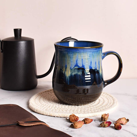 Bosmarlin unique reactive glaze gives each mug a one-of-a-kind finish