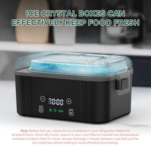 Bospewtse 5.5-cup capacity lunch box highlighting space for multiple portions.