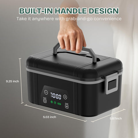 Bospewtse lunch box lid with silicone seal ensures leak-free transport.
