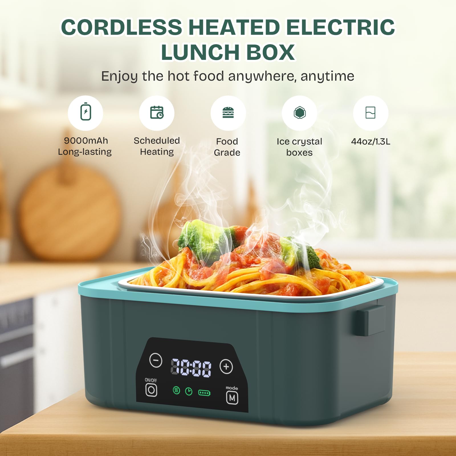 BOSPEWTSE dishwasher-safe removable parts simplify post-meal cleanup.