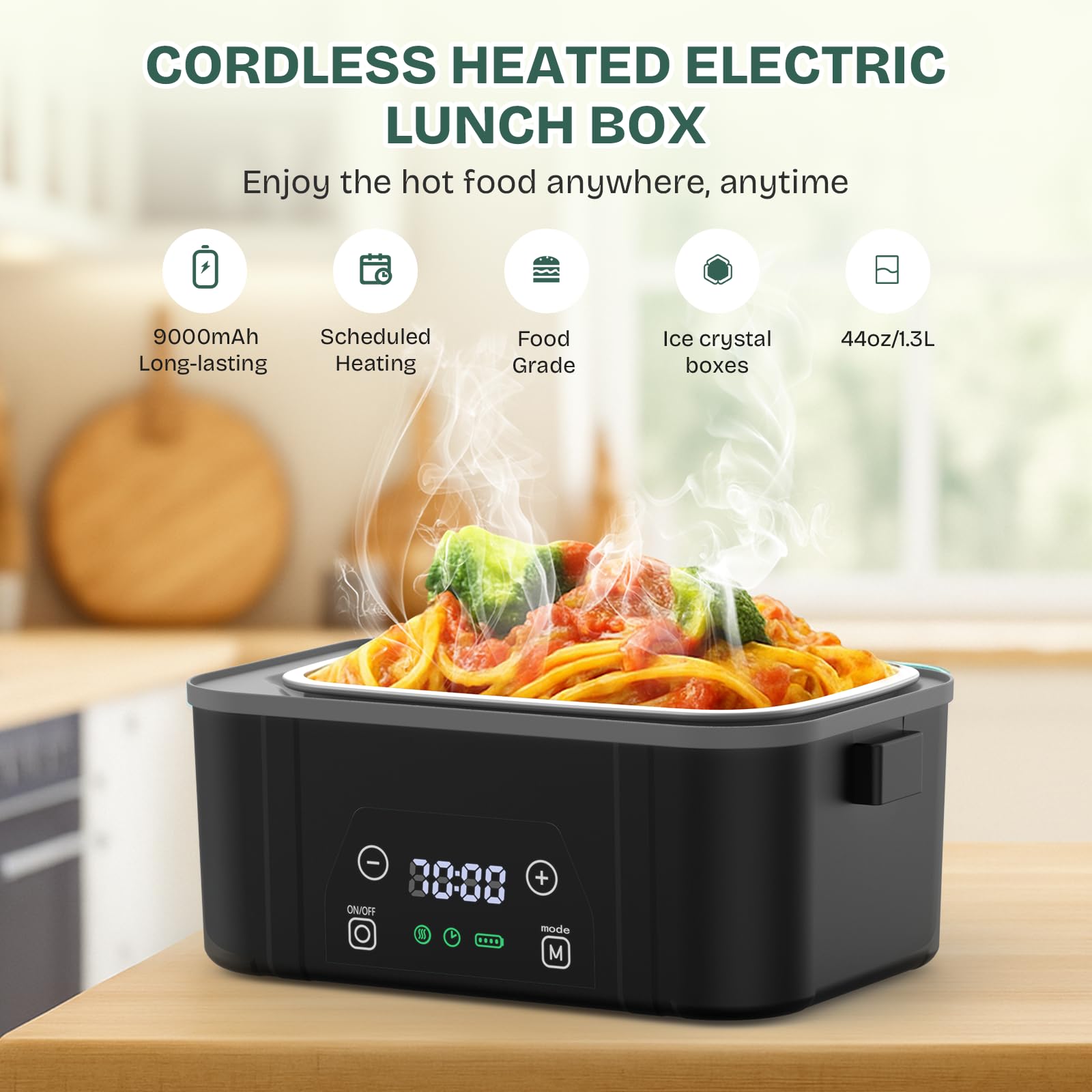 Bospewtse dishwasher-safe components simplify cleaning after hot meals.