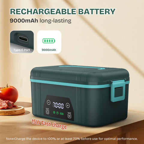 BOSPEWTSE lunch box inside-meal display, ideal for compact workday meals.